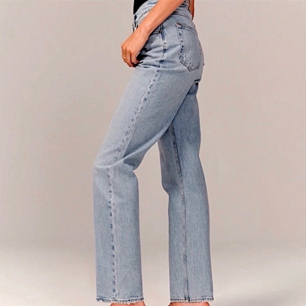 Abercrombie & Fitch The Dad High Rise Jean — Curve Love